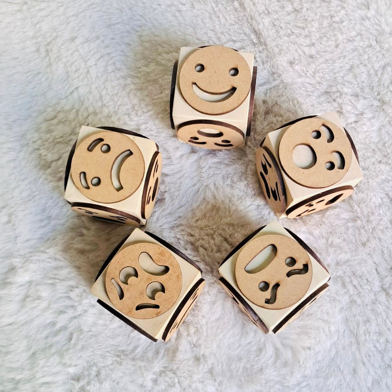 Wooden Stamp Dice
