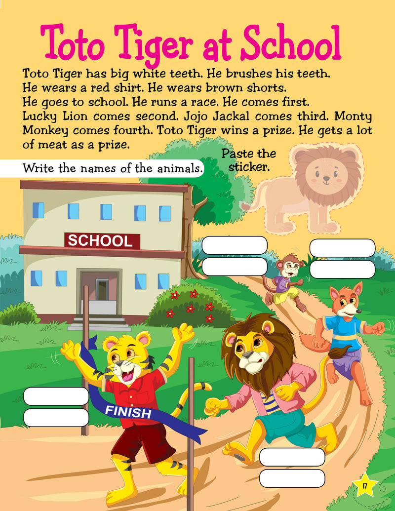 Learn Everyday Reading Skills - Age 5+ : Interactive & Activity Children Book By Dreamland Publications 9789388371445