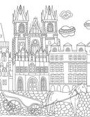 Cityscape- Colouring Book for Adults : Colouring Books for Peace and Relaxation Children Book By Dreamland Publications