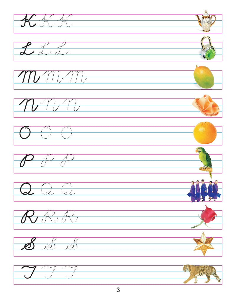 Cursive Writing Book (Joining Letters) Part 1 : Early Learning Children Book By Dreamland Publications