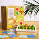 Playbox Pretend Play Toy Wooden Toy Memory Game ( 1 Years + ) Imagination and Creativity find My Veggie Farm Game Wooden Toy
