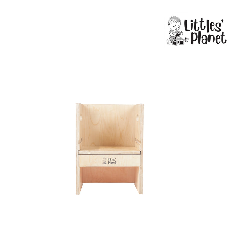 Wooden Block Chair for Children (Height Adjustable)