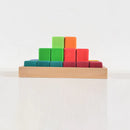 Large Stepped Pyramid of Wooden Building Blocks - Learning Set (36 Pieces)