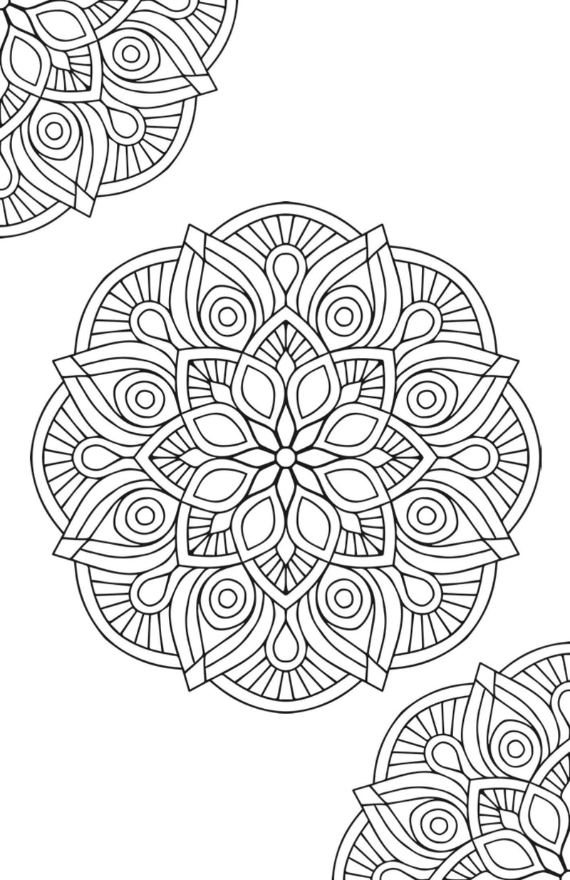 Mandala - Mini Adult Colouring Pad