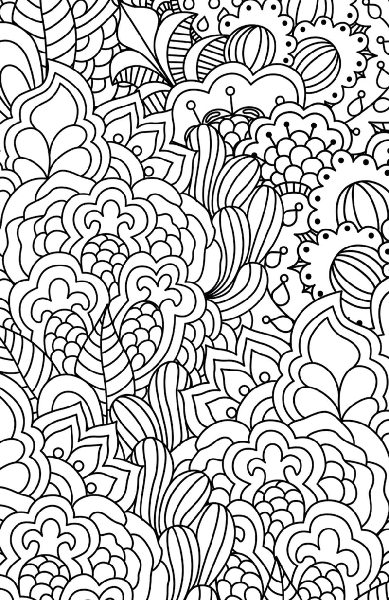 Patterns - Mini Adult Colouring Pad