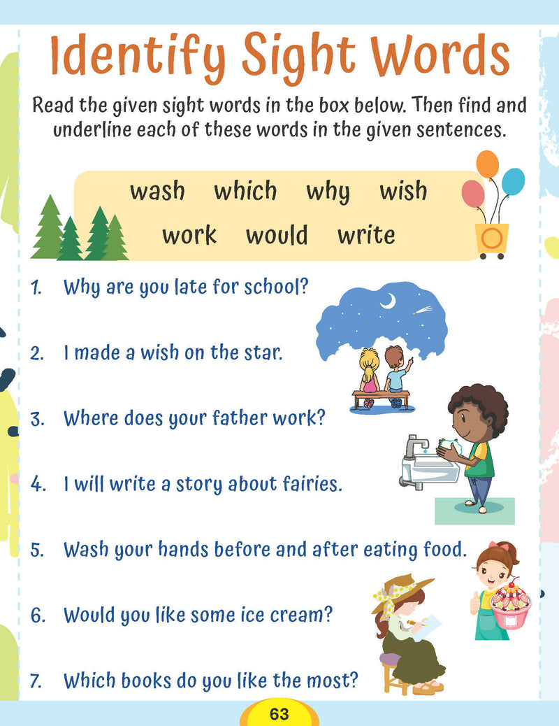 Dolch Sight Words Level 4- Simple Words and Activities for Beginner Readers : Early Learning Children Book by Dreamland Publications