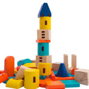 Playbox The Builder Wooden Toy ( 1 Years + ) Imagination and Creativity(24 Blocks)(Mini pack)