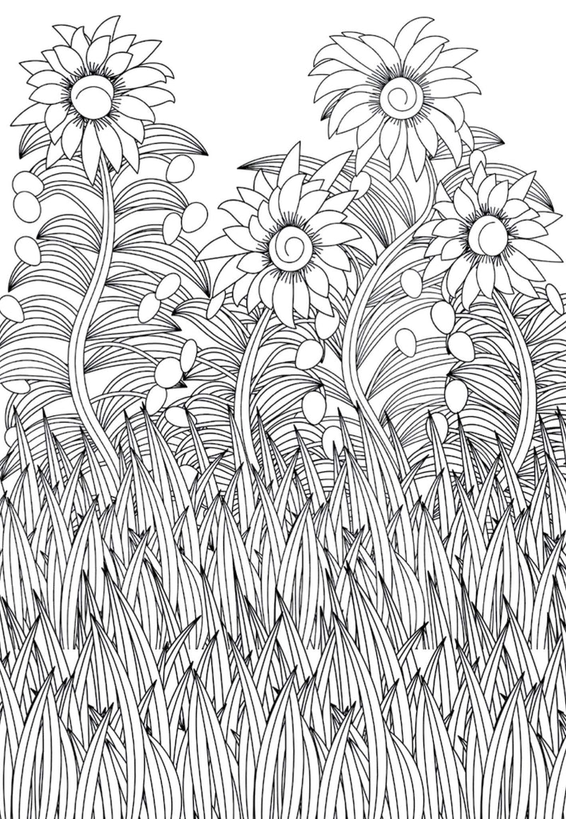 Doodles - Mini Adult Colouring Pad