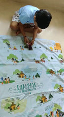 Ramayana Mat - with felt character pieces