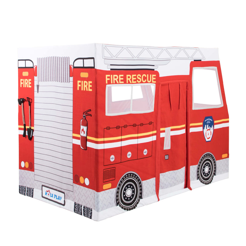 Role Play Deluxe Fire Truck Playhouse Tent