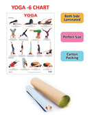 Yoga Chart - 6 : Reference Educational Wall Chart By Dreamland Publications 9788184516418