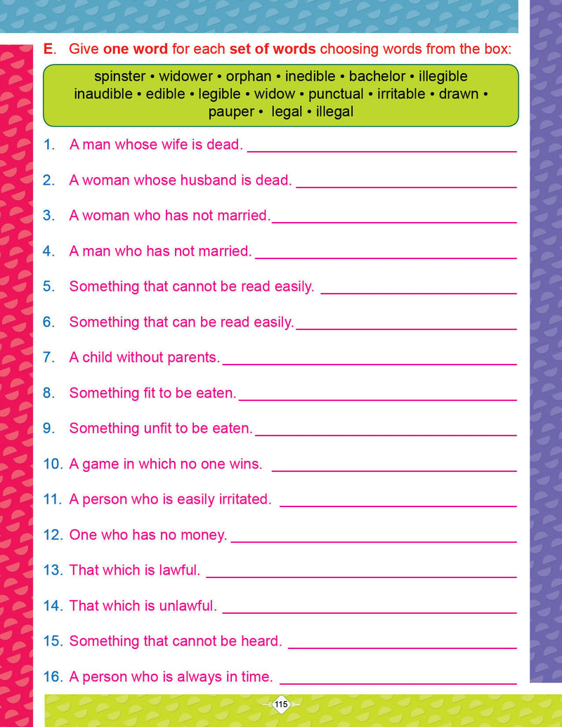 Graded English Grammar Practice Book - 4 : School Textbooks Children Book By Dreamland Publications 9789350895900