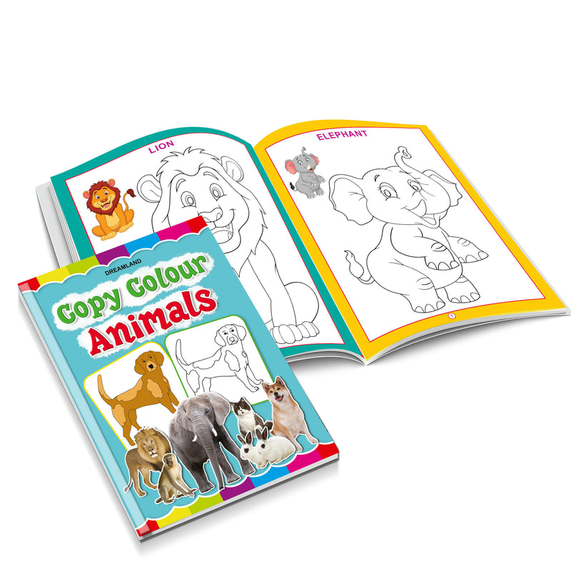 Copy Colour Book - 1 to 6 (Pack) : Drawing, Painting & Colouring Children Book By Dreamland Publications