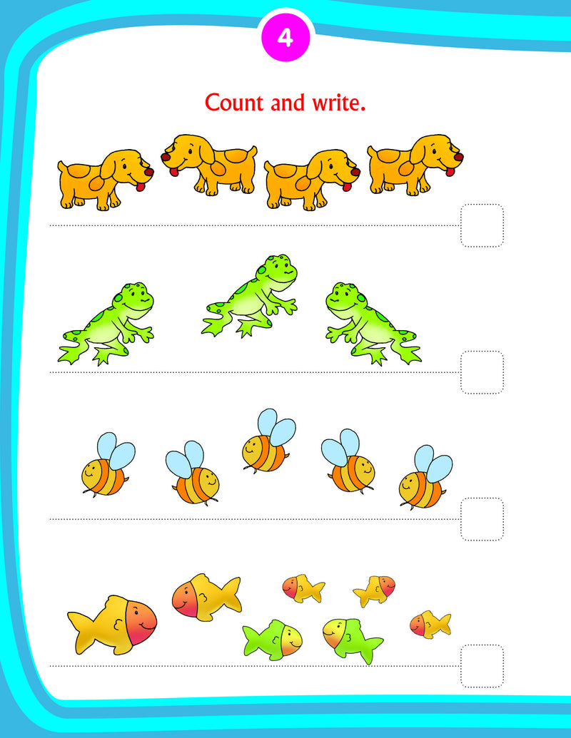 Kid's 1st Activity Book - Maths : Interactive & Activity Children Book By Gurpreet Kaur 9788184513684