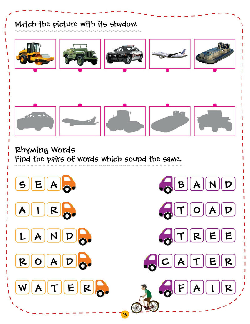 Play With Sticker - Vehicles : Early Learning Children Book By Dreamland Publications 9788184514919