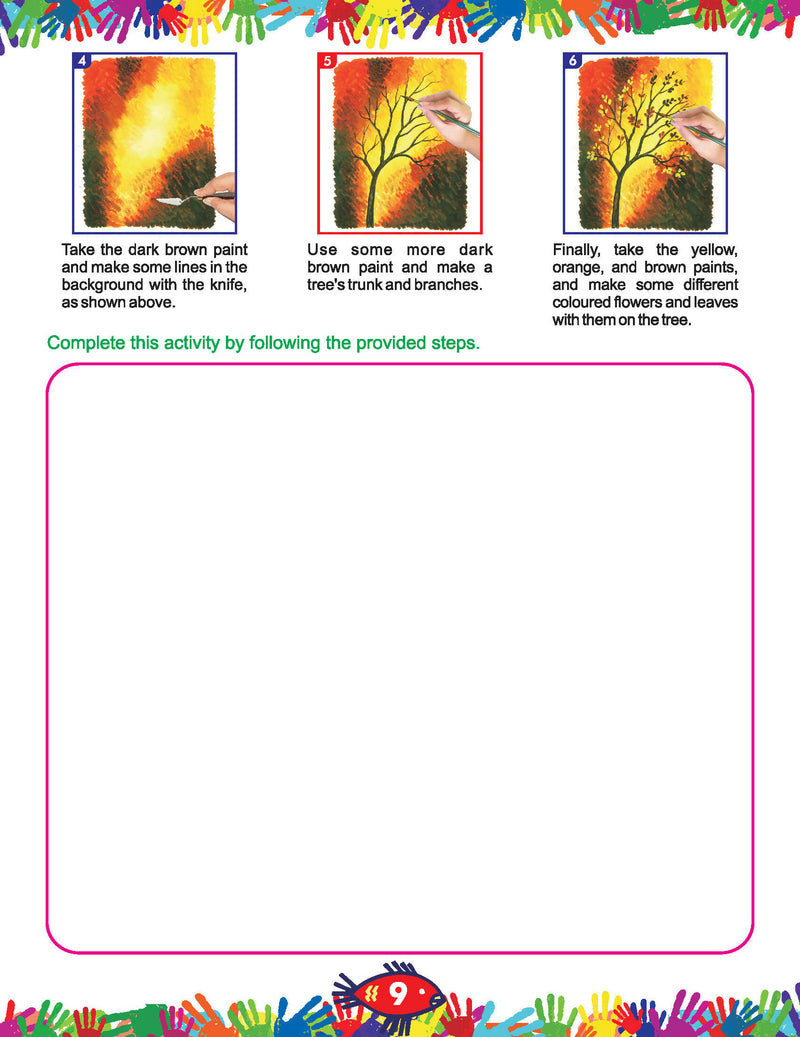 My Book of Art & Craft Part -2 : Interactive & Activity Children Book By Dreamland Publications 9789350893951