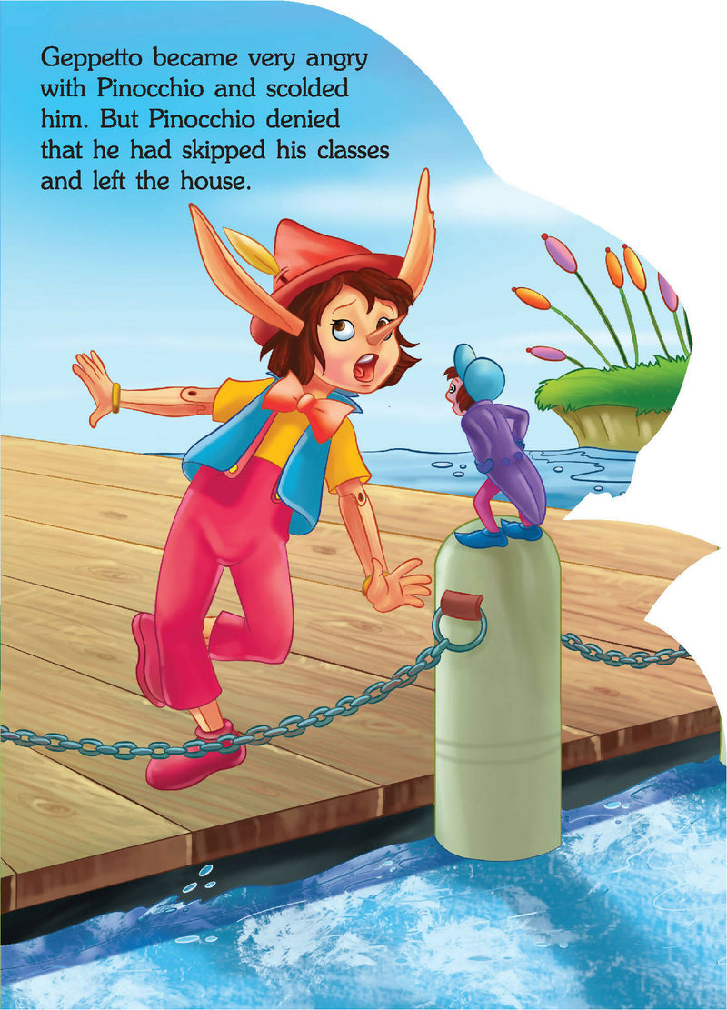 Fancy Story Board Book - Pinocchio : Story Books Children Book By Dreamland Publications 9788184517064