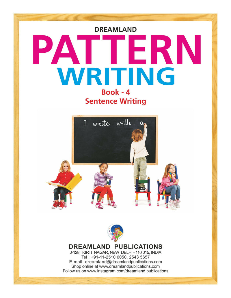Pattern Writing Book part 4 : Early Learning Children Book By Dreamland Publications 9789350895726