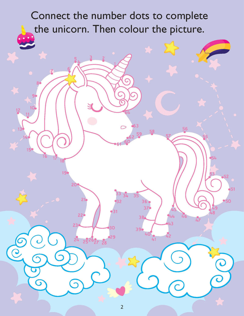 My Magical Unicorn Sticker and Activity Book for Children Age 3 - 8 Years - With Bright Stickers to Decorate : Interactive & Activity Children Book by Dreamland Publications