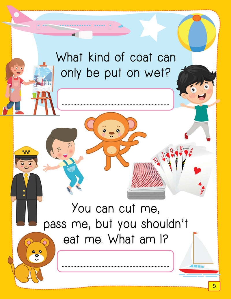 My Big Book of Riddles : Interactive & Activity Children Book by Dream