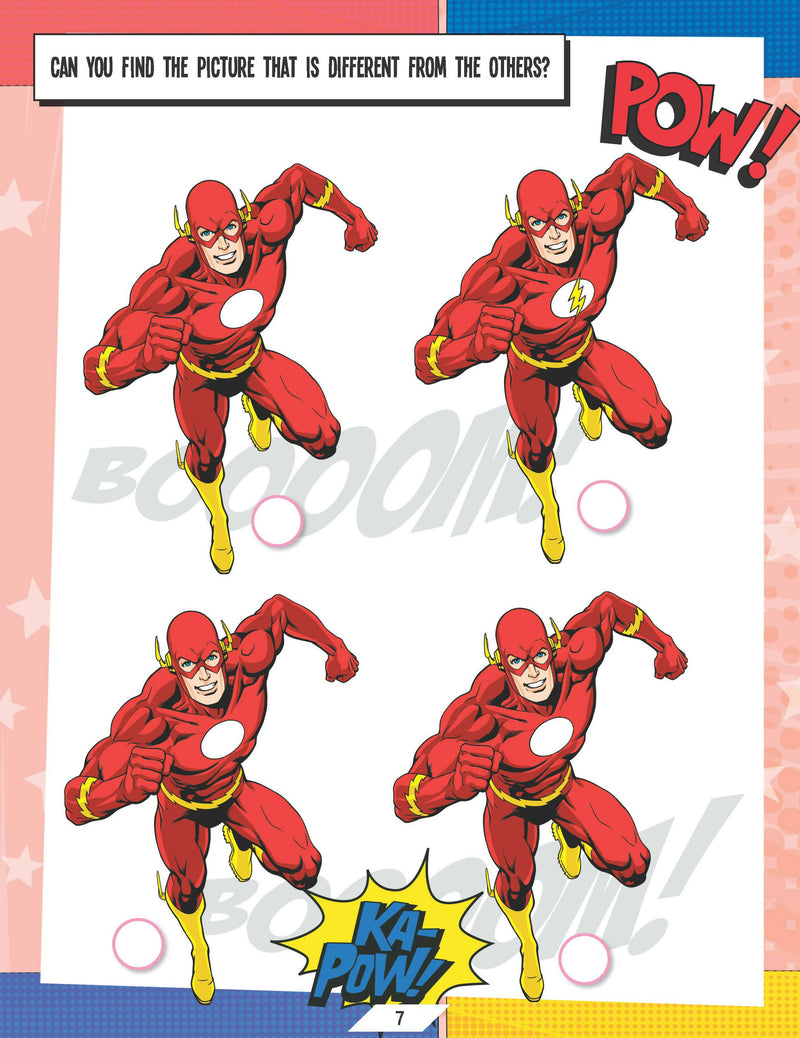 Justice League Stickers Activity and Colouring Book : Interactive & Activity Book
