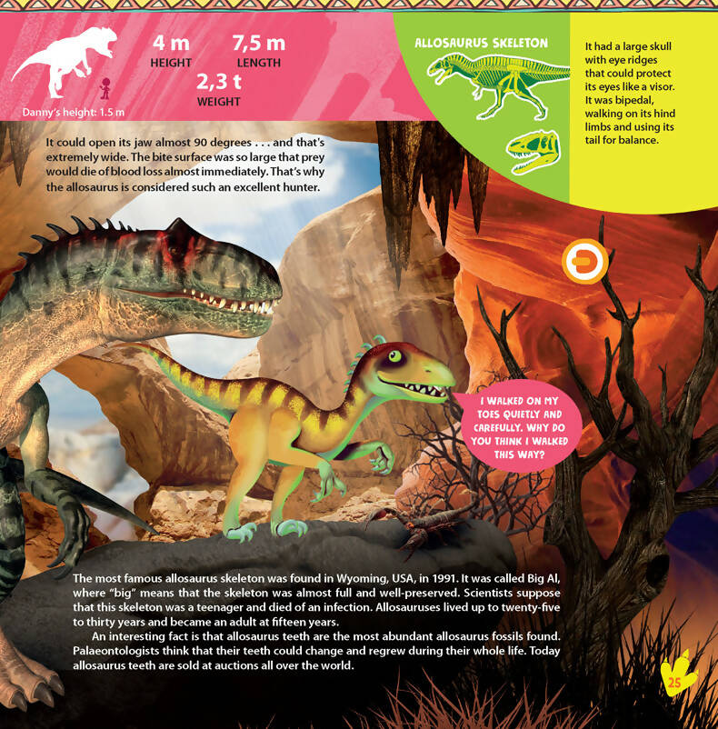 Dinosaurs - Wow Encyclopedia in Augmented Reality : Reference Educational Wall Chart By Dreamland Publications 9789388371766
