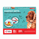 Chalk and Chuckles Art and Craft Gift- Dog Collar and Fleece Tug Toy