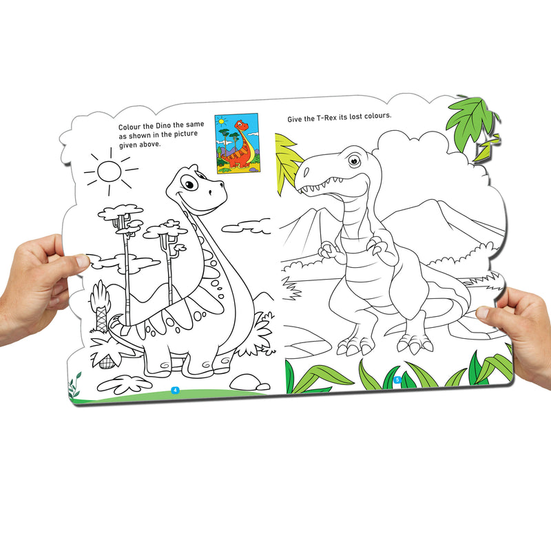 Die-cut Activity and Colouring Books Pack- A Pack of 4 Books