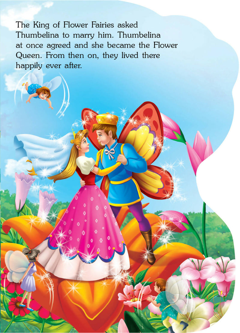 Wonderful Story Board book- Thumbelina : Story books Children Book By Dreamland Publications