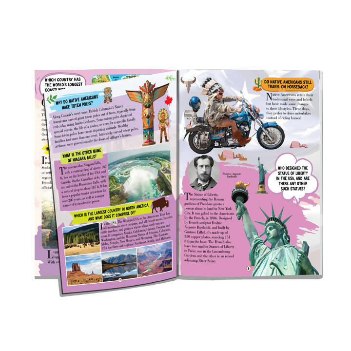 The World Encyclopedia for Children Age 5 - 15 Years- All About Trivia Questions and Answers : Reference Children Book by Dreamland Publications