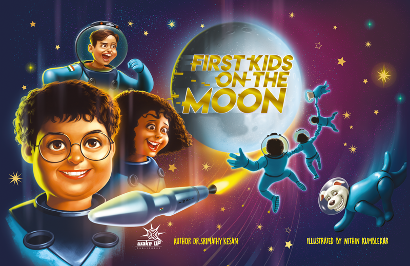 FIRST KIDS ON THE MOON