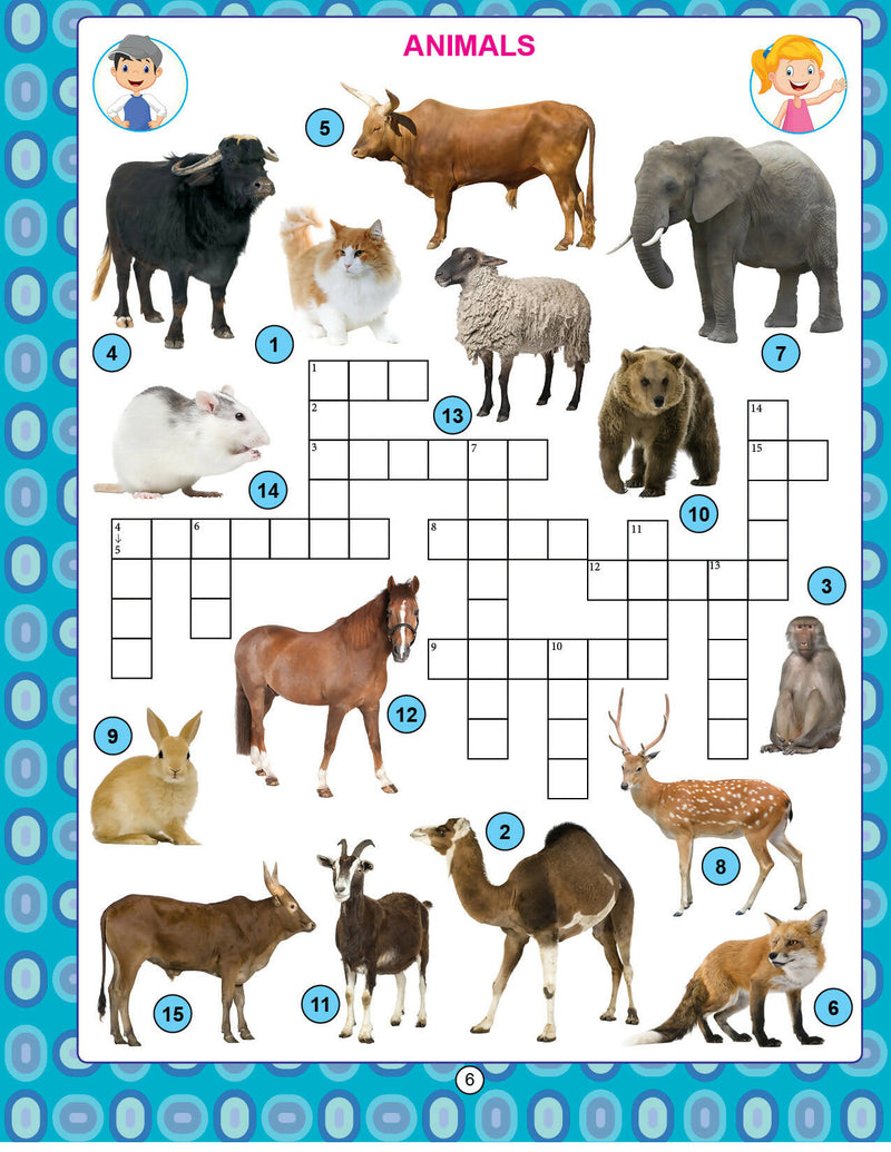 My Activity- Crossword Activity Book : Interactive & Activity Children Book by Dreamland Publications