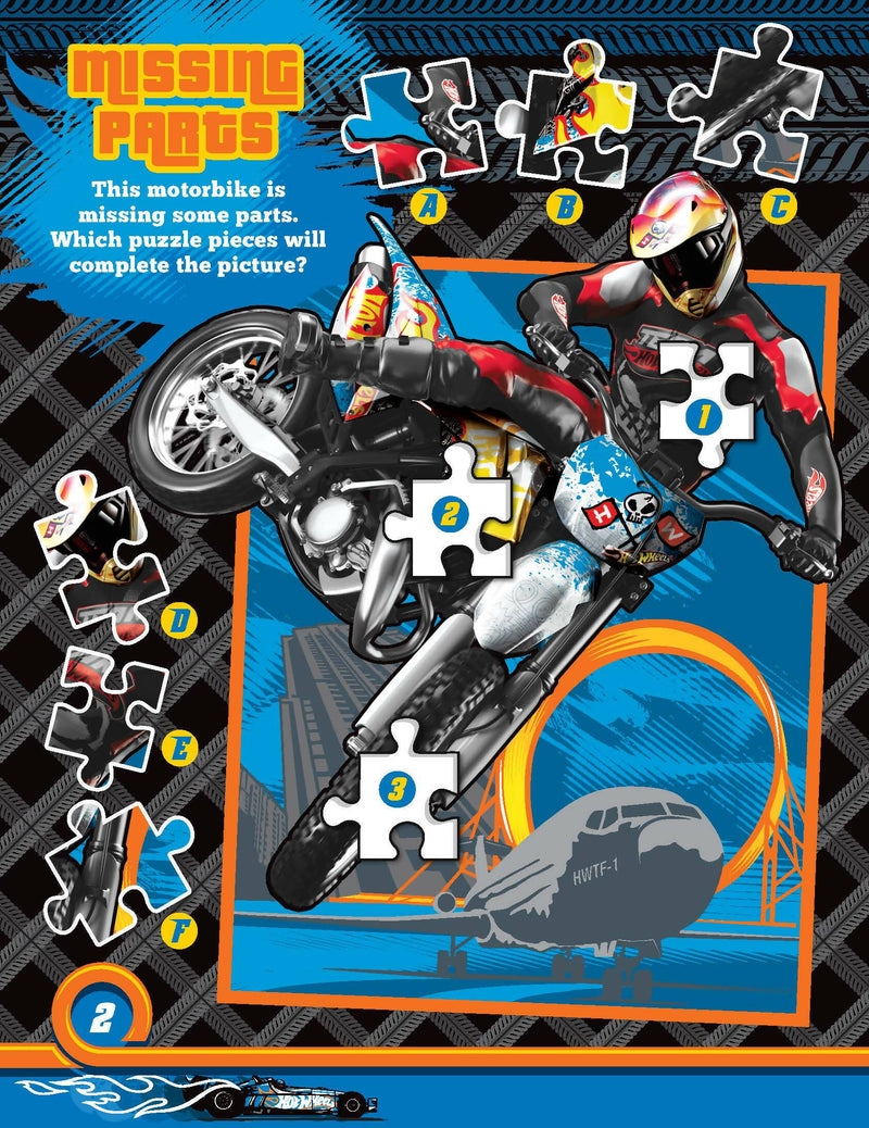 Hot Wheels Activity Book with Stickers : Interactive & Activity Children Book By Dreamland Publications