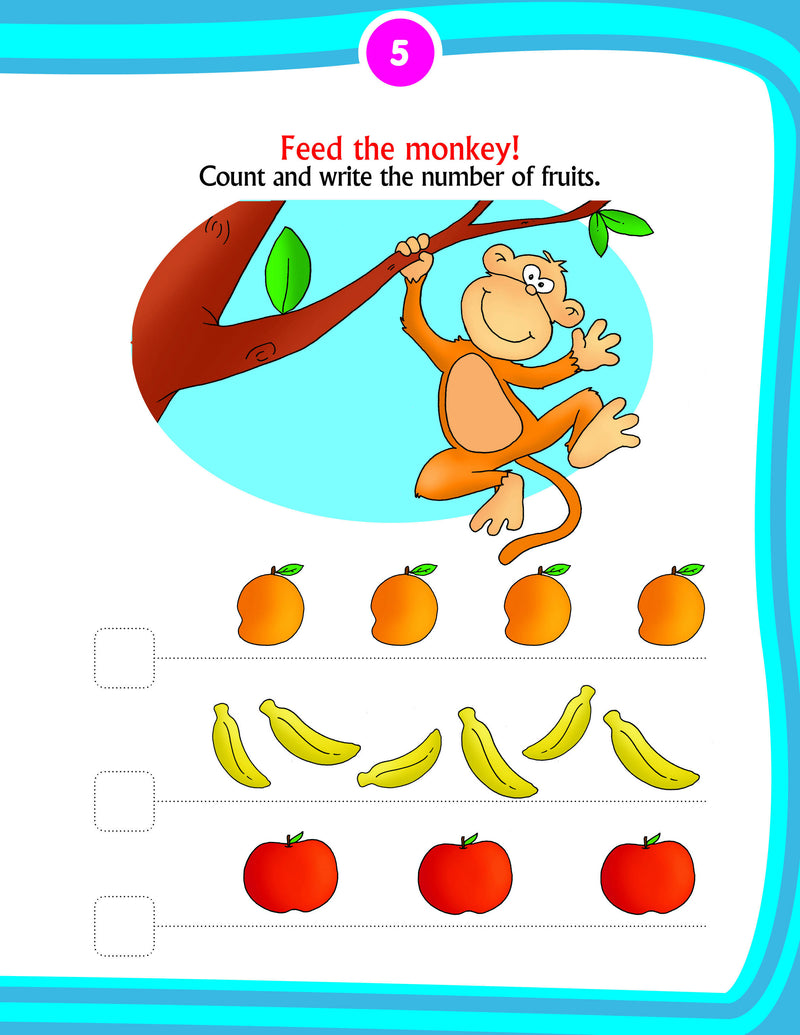 Kid's 1st Activity Book - Maths : Interactive & Activity Children Book By Gurpreet Kaur 9788184513684