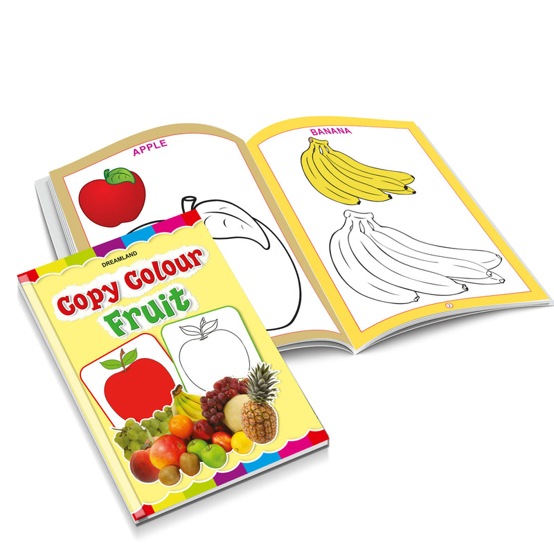 Copy Colour Book - 1 to 6 (Pack) : Drawing, Painting & Colouring Children Book By Dreamland Publications