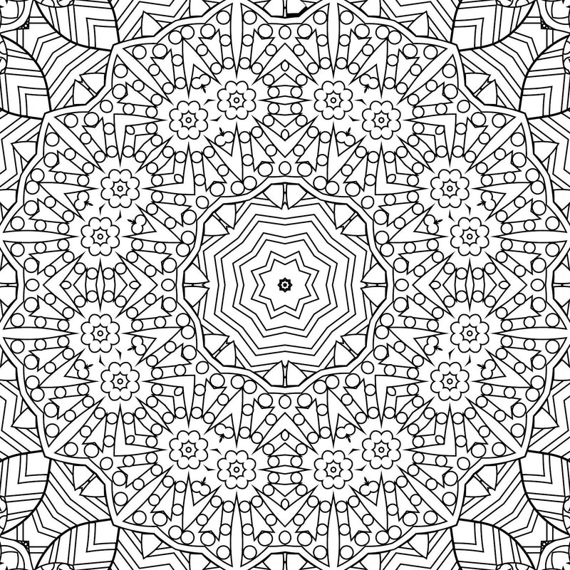 Refreshing Mandala - Colouring Book for Adults Book 5 : Colouring Books for Peace and Relaxation Children Book By Dreamland Publications 9789350897935