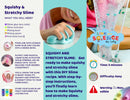 Link With Science 70 Pieces Ultimate Slime Making Kit for Kids Combo Pack of 2 - Glitter & Sparkle. Glow In Dark. Make 80+ Slimes