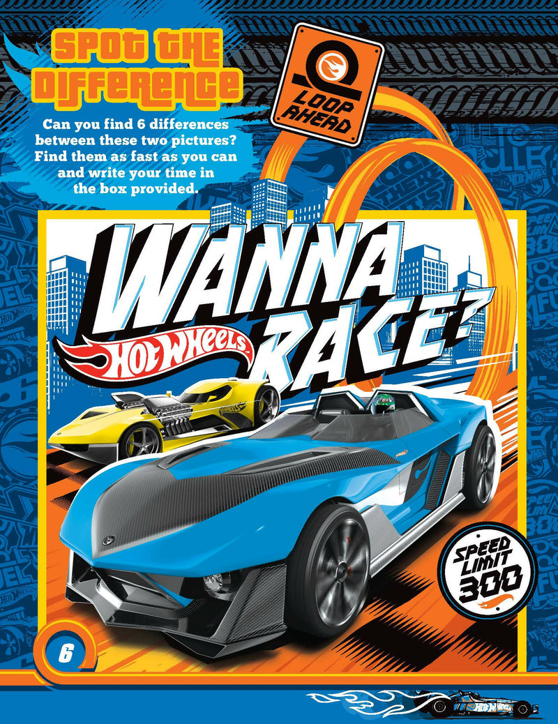 Hot Wheels Activity Book with Stickers : Interactive & Activity Children Book By Dreamland Publications