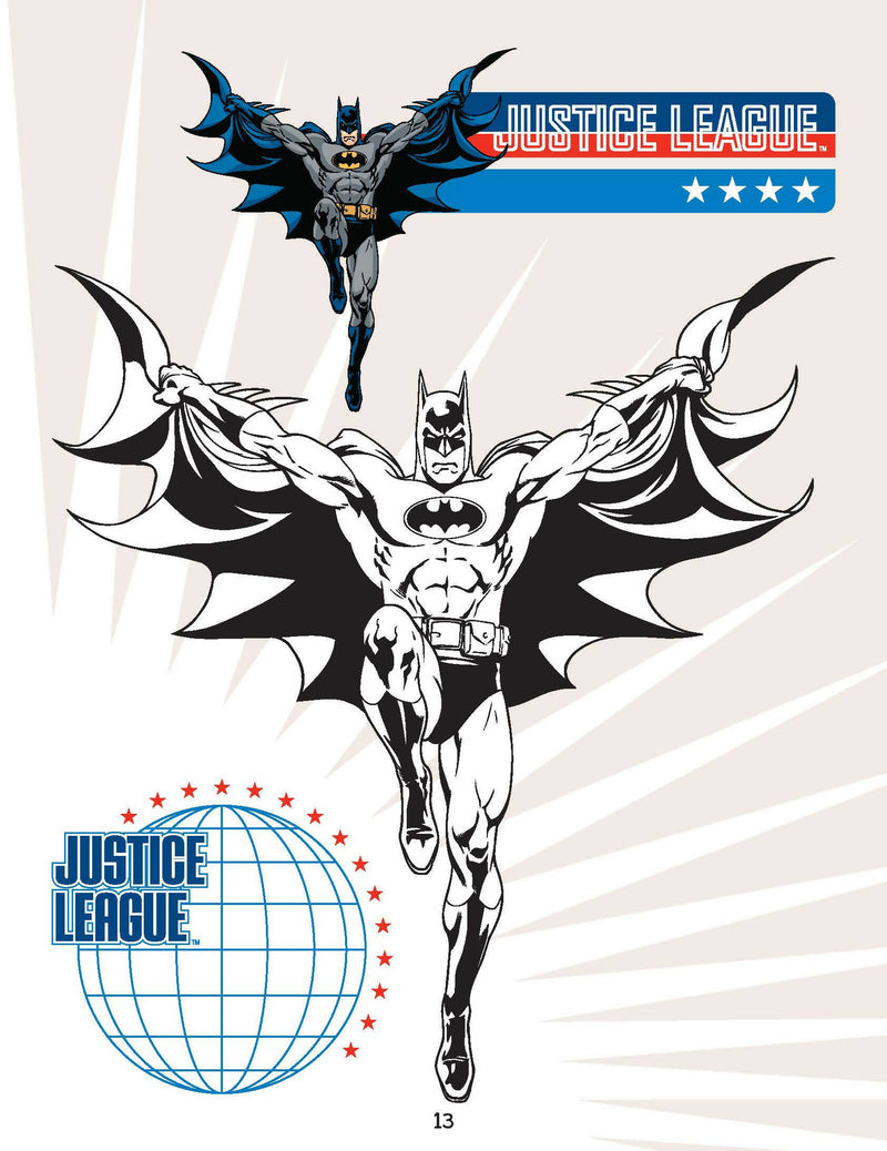 Justice League Copy Colouring Book 1 : Drawing, Painting & Colouring Book 9789394767508