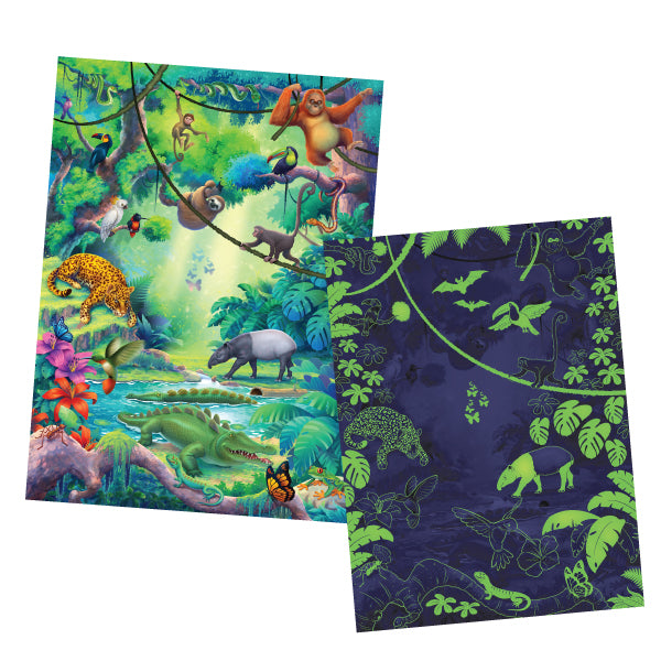 RAINFOREST HEART OF EARTH - GLOW IN THE DARK PUZZLE