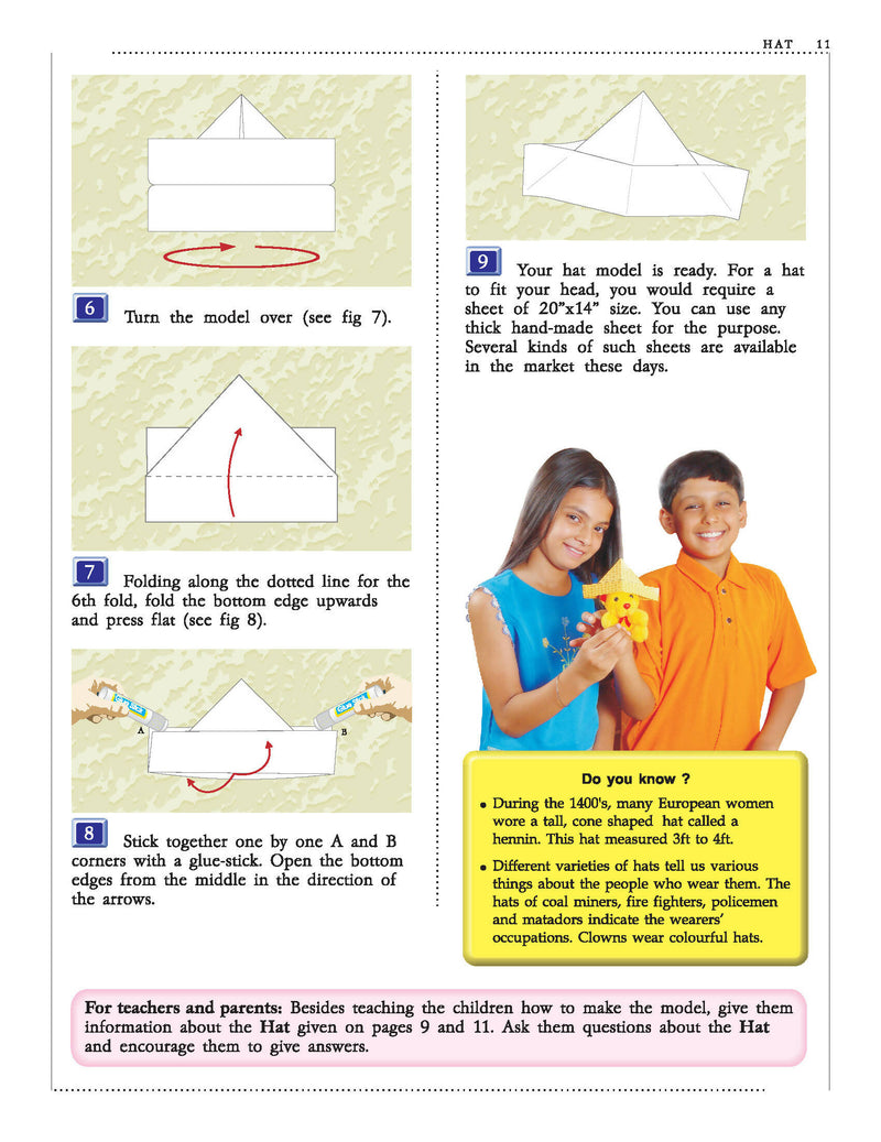 Paper Folding Part 1 : Interactive & Activity Children Book By Dreamland Publications 9781730157912