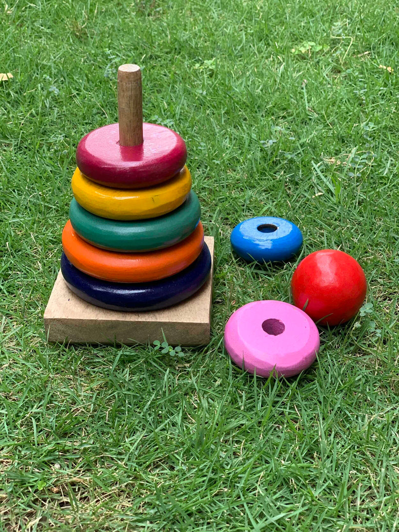 Wooden Rainbow Stacker