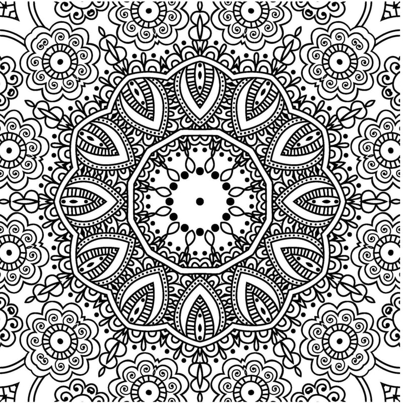 Refreshing Mandala - Colouring Book for Adults Book 3 : Colouring Books for Peace and Relaxation Children Book By Dreamland Publications 9789350899175