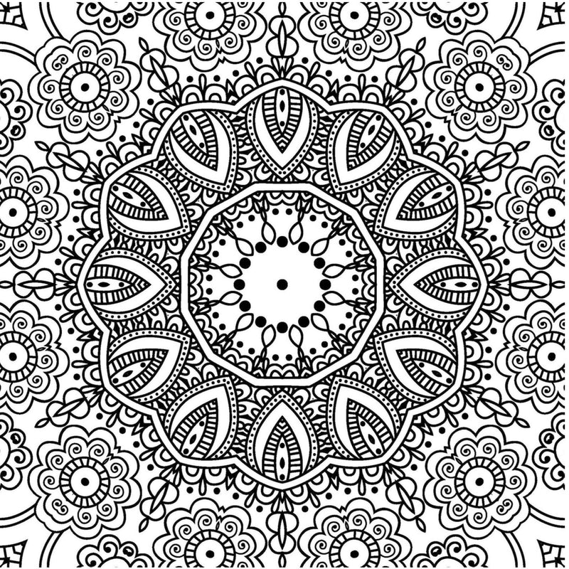 Refreshing Mandala - Colouring Book for Adults Book 3 : Colouring Books for Peace and Relaxation Children Book By Dreamland Publications 9789350899175