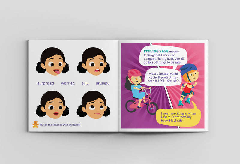 Coco Bear Keep Your Child Safe: Safety Book Set of 5 - English