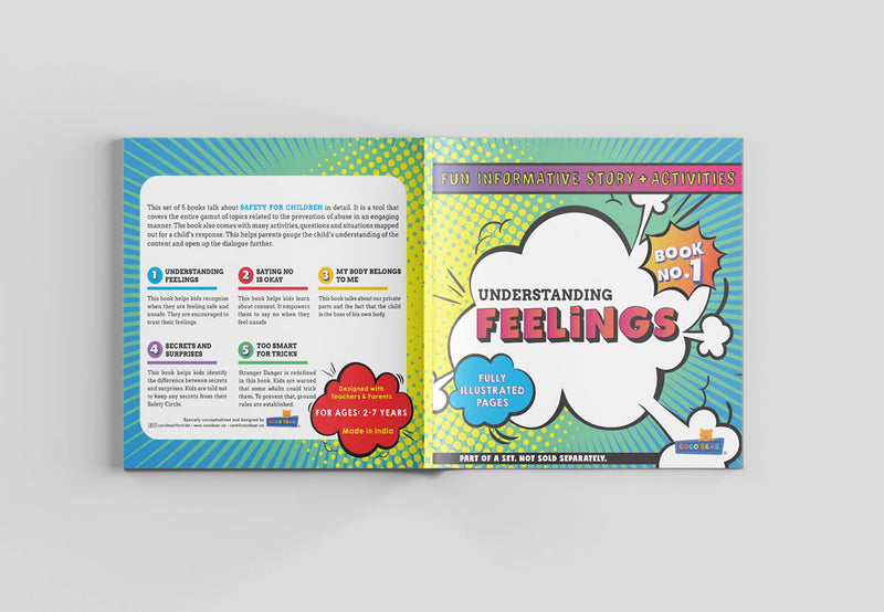 Coco Bear Keep Your Child Safe: Safety Book Set of 5 - English