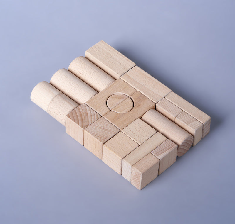 Svecha Toys: Natural wood building blocks