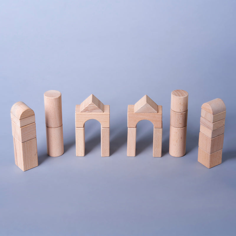 Svecha Toys: Natural wood building blocks