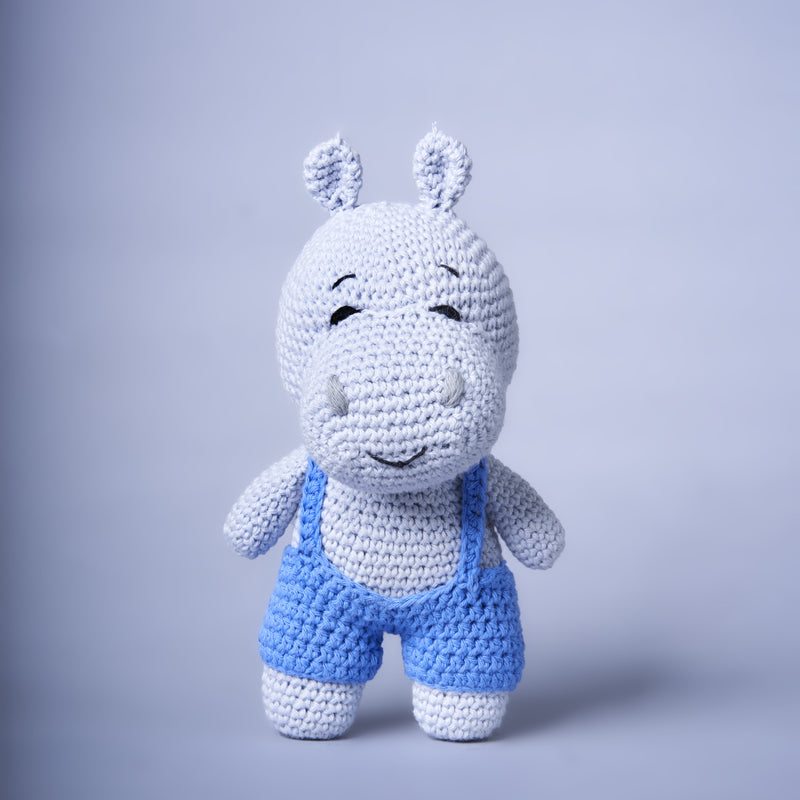 Svecha Toys: Blippo Hippo crochet toy