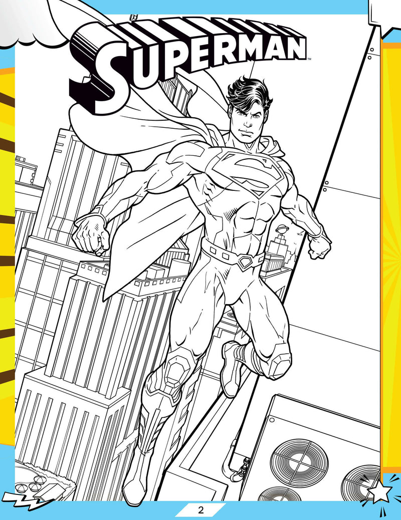 Superman Activity and Colouring Book : Interactive & Activity Book by Dreamland 9789394767348